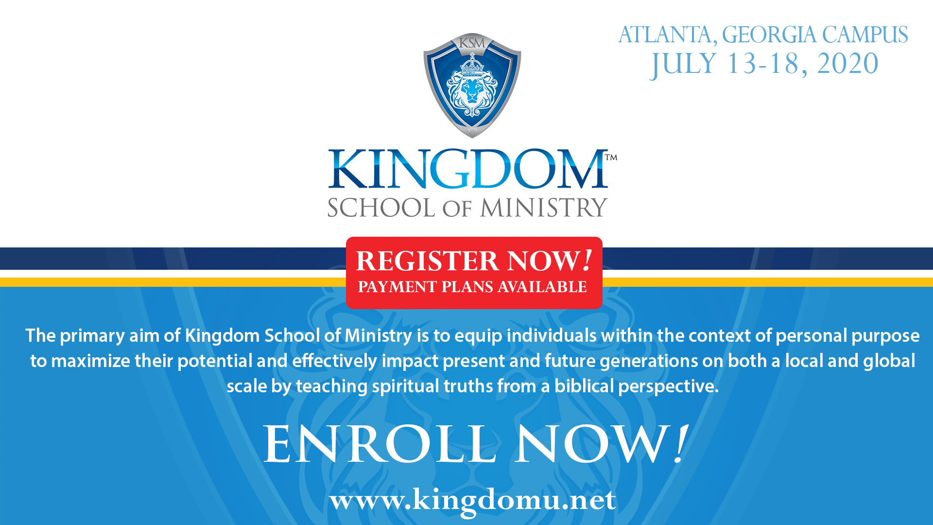 Kingdom School of MinistryAtlanta, GA Cindy Trimm Ministries